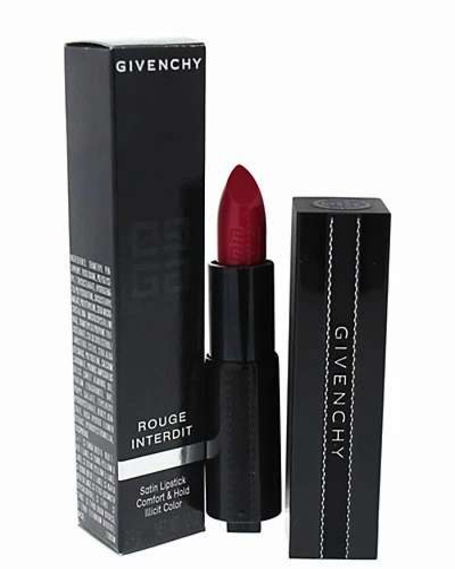 Lip & Cheek Makeup * | Givenchy 0.12Oz Fuchsia In The Know Rouge Interdit Satin Lipstick Women