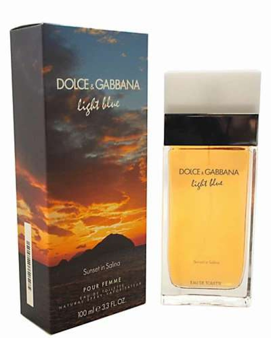 Fragrance * | Dolce & Gabbana Women'S Light Blue Sunset In Salina 3.3Oz Eau De Toilette Spray