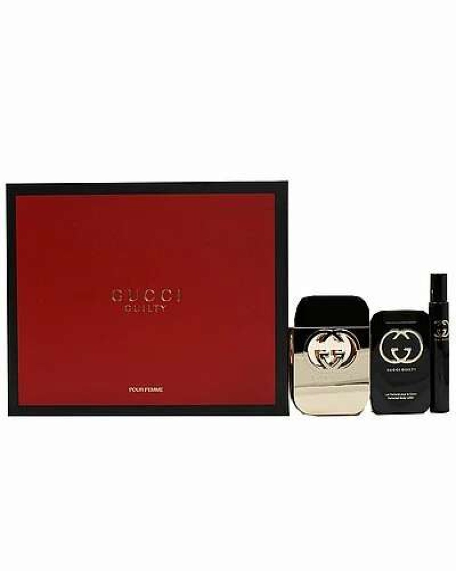 Fragrance * | Gucci Guilty Ladies 3Pc Set Women