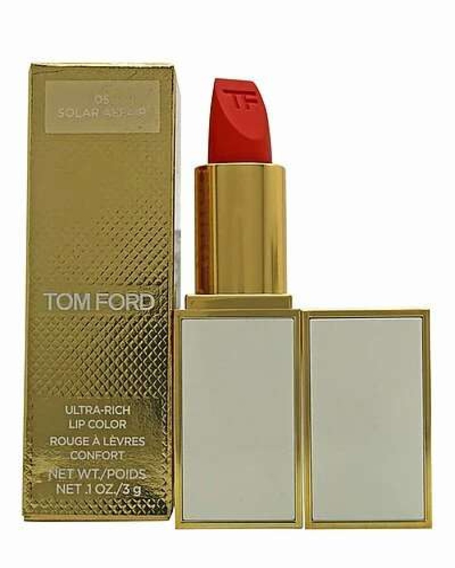 Lip & Cheek Makeup * | Tom Ford 0.1Oz 05 Solar Affair Ultra Rich Lip Color Women