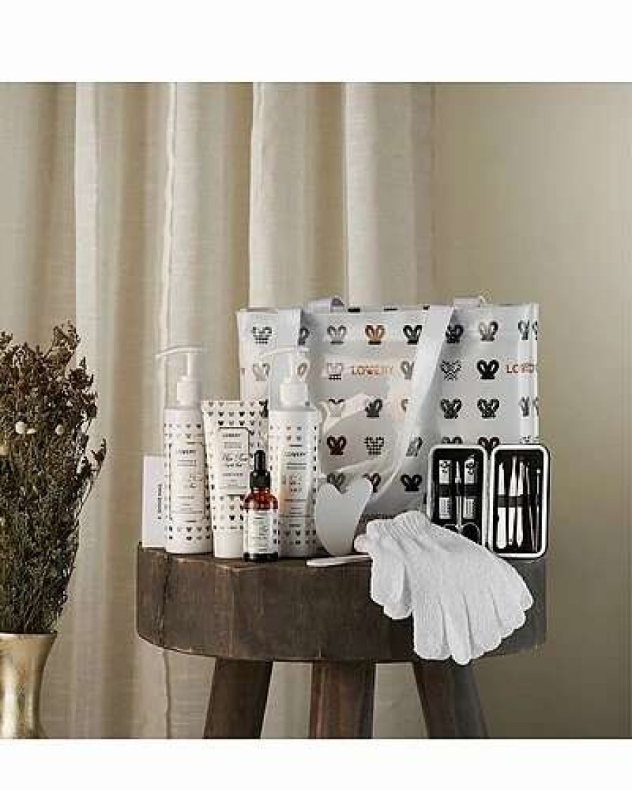 Bath & Body * | Lovery Care Package For Women & Men, 19Pc Hand Cream Gift In A Shoulder Bath Tote Bag