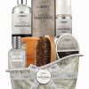 Bath & Body * | Lovery Premium Bath And Body Beauty Basket, Rosemary Peppermint Home Spa Set Women