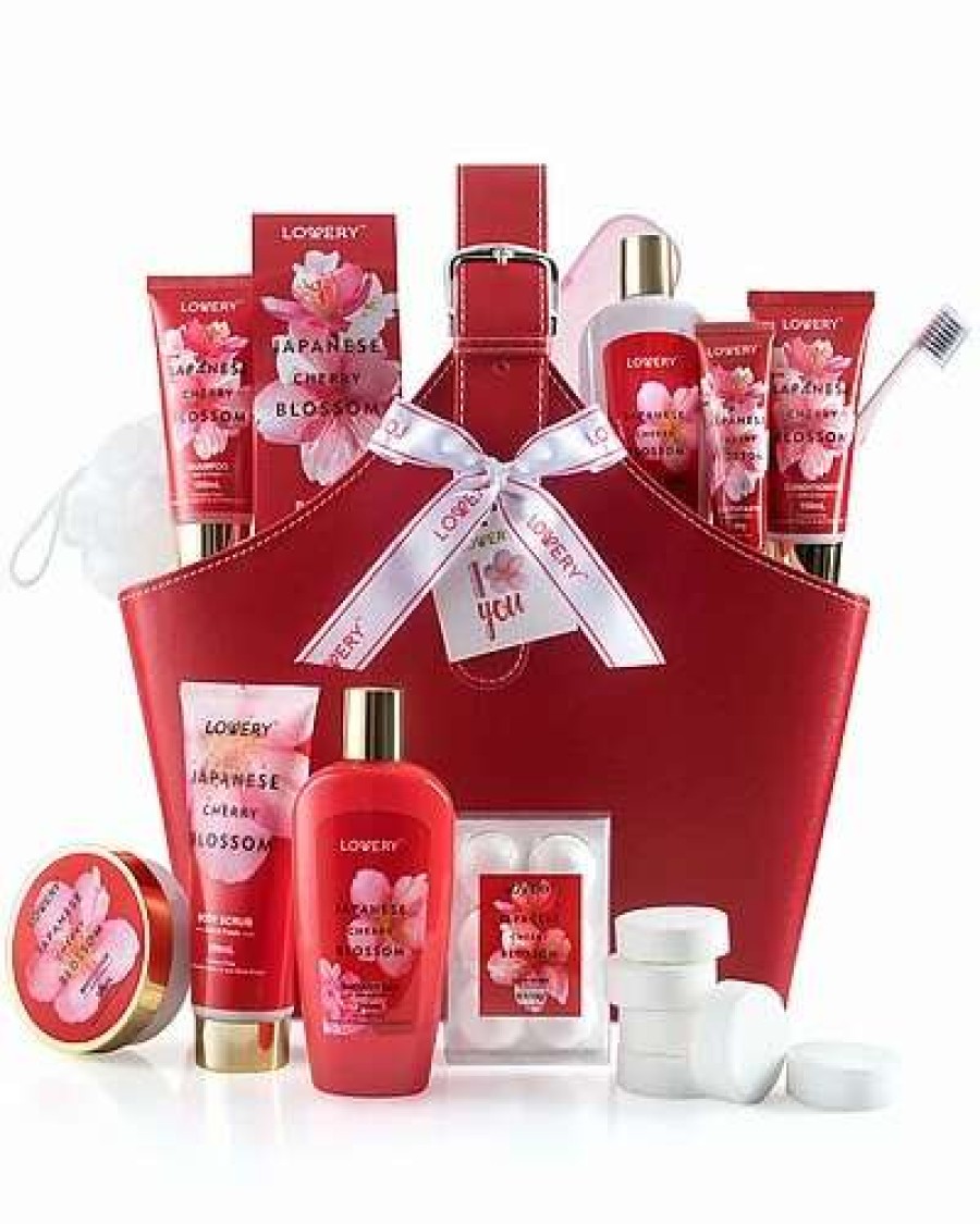 Bath & Body * | Lovery Home Spa Kit Gift Set, 25Pc Luxury Body Care In Japanese Cherry Blossom Women