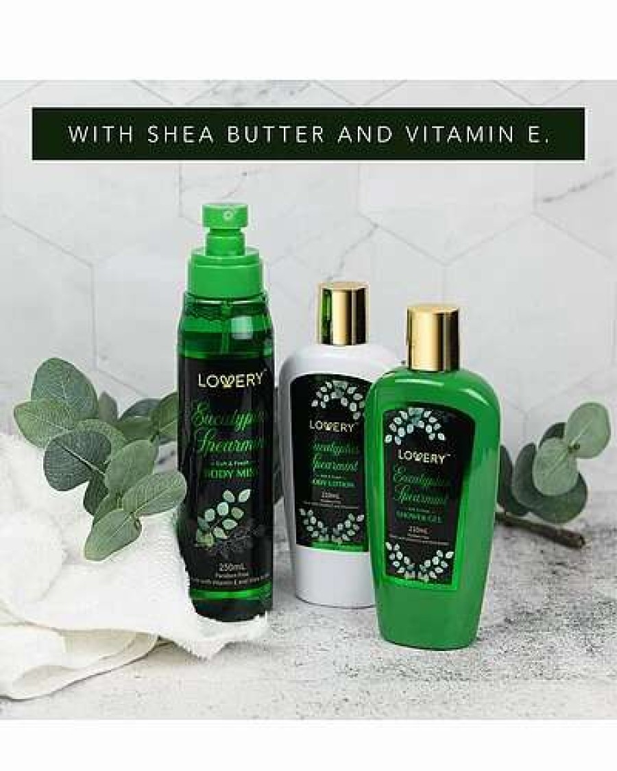 Bath & Body * | Lovery Eucalyptus Bath And Body Care Set Women