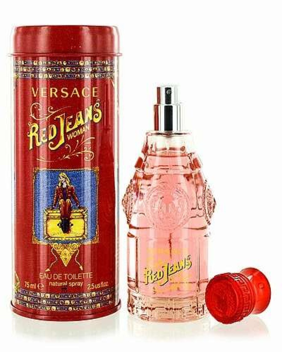 Fragrance * | Versace Women'S 2.5Oz Red Jeans Versus Edt Spray