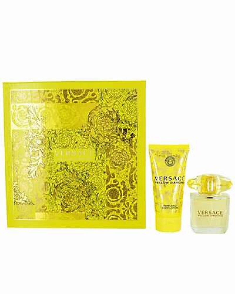 Fragrance * | Versace Women'S Yellow Diamond Gift Set