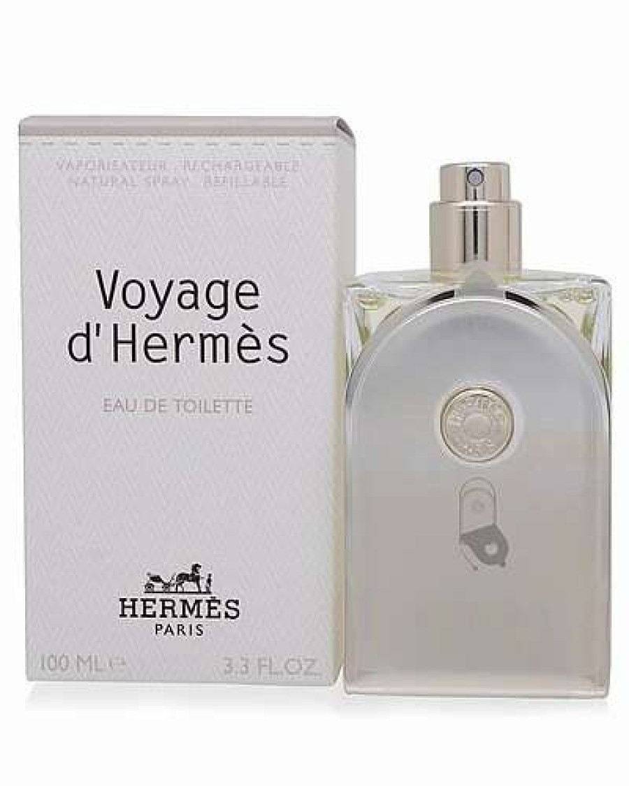 Fragrance * | Hermes Unisex 3.3Oz Voyage D'Hermes Refillable Edt Spray Women