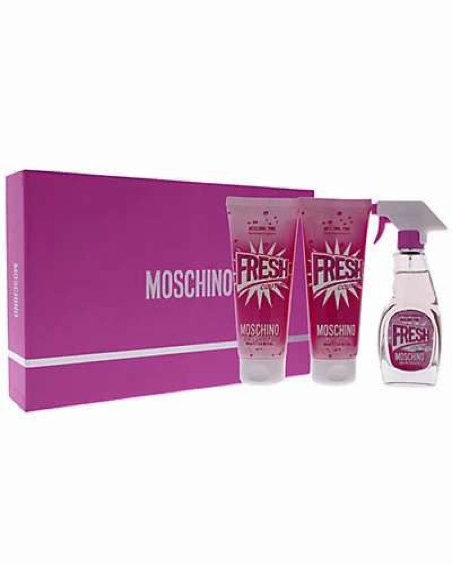 Fragrance * | Women'S 3Pc Moschino Pink Fresh Couture Fragrance Set