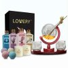 Bath & Body * | Lovery Whiskey Wine Globe Decanter & Spa Essentials Gift Set, 20Pc Aromatherapy Women