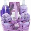 Bath & Body * | Lovery Home Spa Gift Basket Lavender & Jasmine Bath And Body Care Package Women