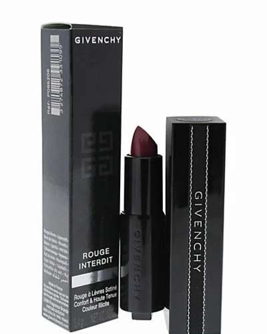 Lip & Cheek Makeup * | Givenchy 0.12Oz Frambiose Obscur Rouge Interdit Satin Lipstick Women