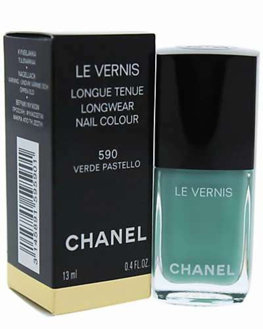 Bath & Body * | Chanel 0.4Oz 590 Verde Pastello Le Vernis Longwear Nail Colour Women