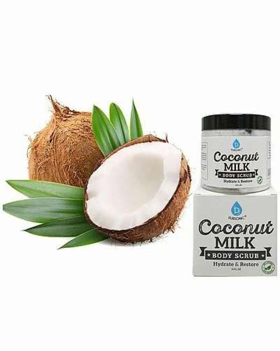 Bath & Body * | Pursonic 14Oz Coconut Milk Body Scrub Women