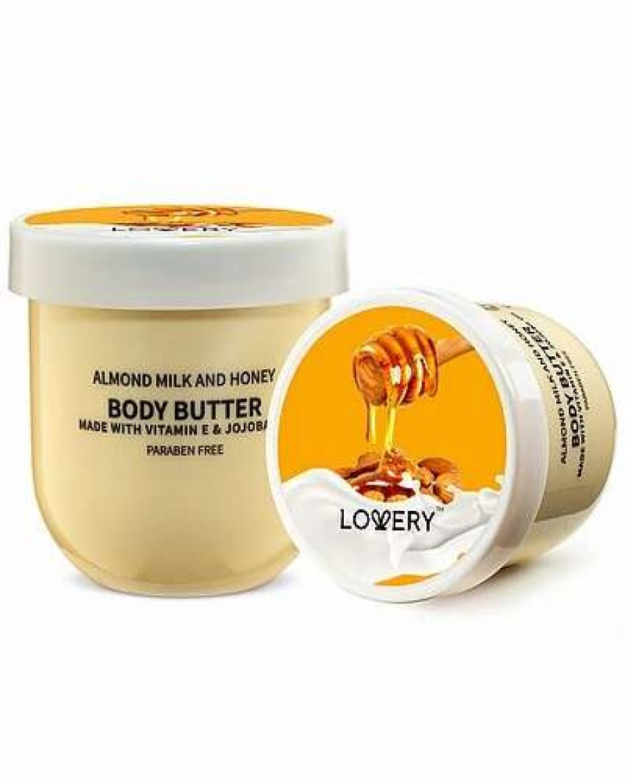 Bath & Body * | Lovery Almond Milk & Honey Body Butter Ultra Hydrating Shea Butter Cream Women