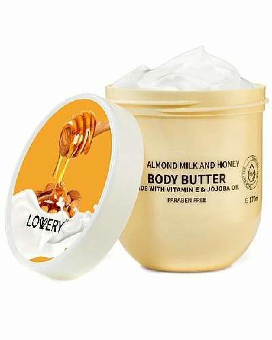 Bath & Body * | Lovery Almond Milk & Honey Body Butter Ultra Hydrating Shea Butter Cream Women