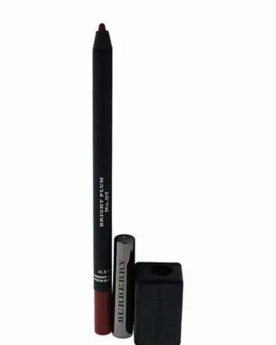 Lip & Cheek Makeup * | Burberry 0.04Oz #07 Bright Plum Lip Definer Women