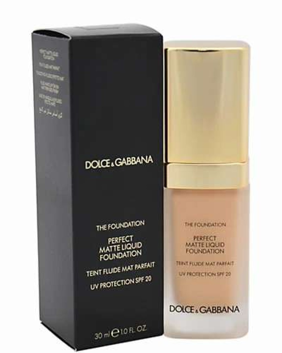 Face & Eye Makeup * | Dolce & Gabbana 1Oz Perfect Matte Liquid Foundation Spf 20 #78 Beige Women