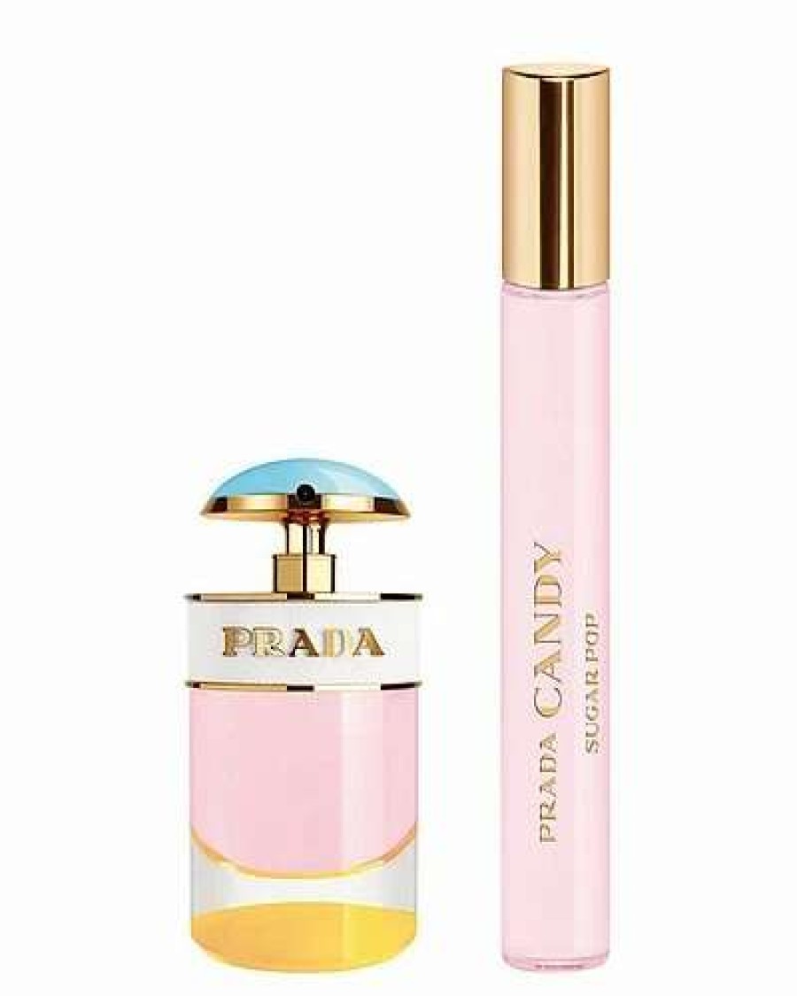 Fragrance * | Prada Candy Sugar Pop 2Pcs Set For Women: 0.2Oz Edp + 0.3Oz Edp Rollerball