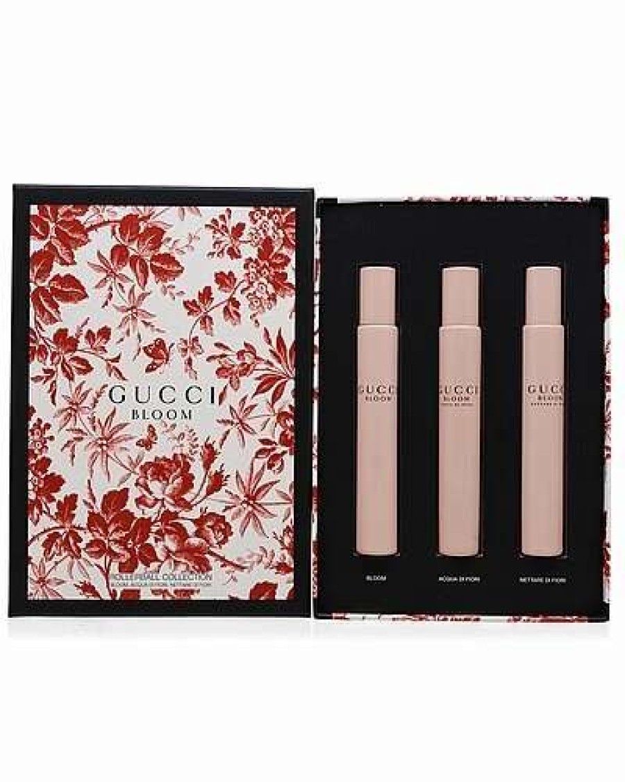 Fragrance * | Gucci Women'S Bloom Rollerball 3Pc Gift Set