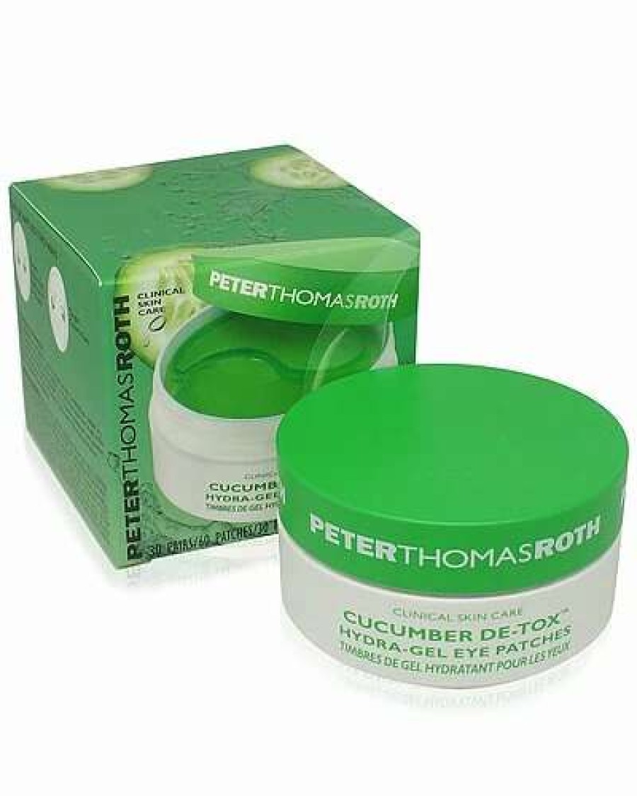 Face & Eye Makeup * | Peter Thomas Roth 60Ct Cucumber De Tox Hydra Gel Eye Patches Women