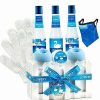 Bath & Body * | Lovery 10Pc Bath Set Ocean Breeze Scent, Home Spa Kit, Selfcare Package Women