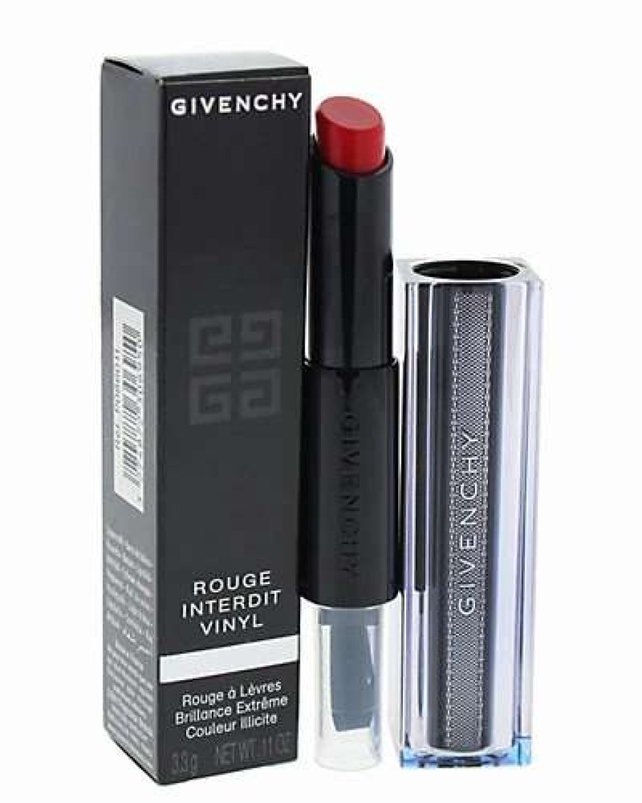 Lip & Cheek Makeup * | Givenchy 0.11Oz Rouge Rebelle Rouge Interdit Vinyl Lipstick Women