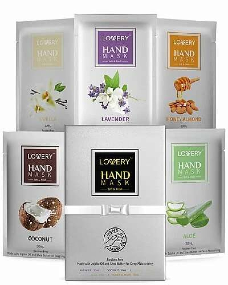 Bath & Body * | Lovery Deep Conditioning Hand Mask Set With Vitamin E, Shea Butter & Jojoba Oil Women