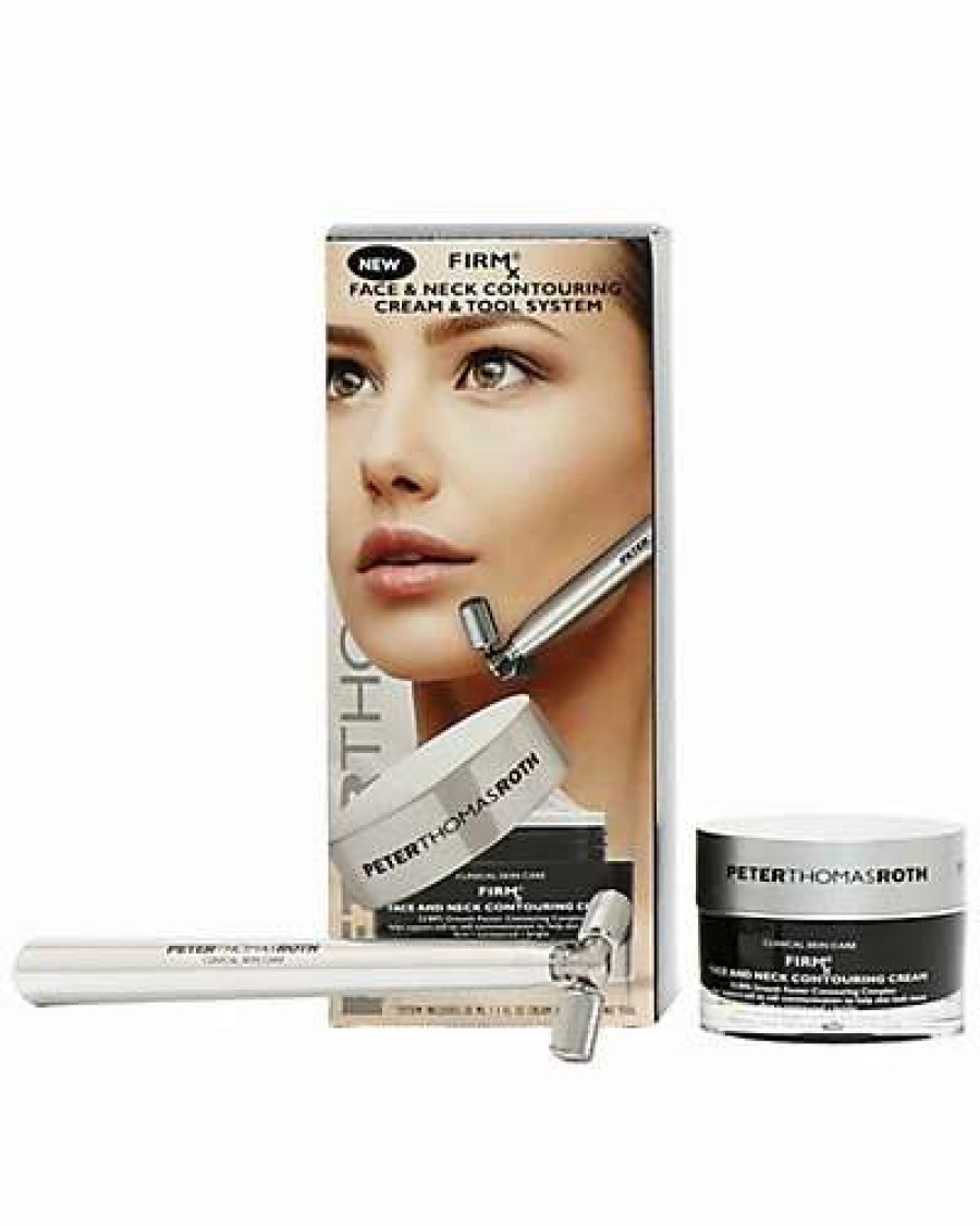 Moisturizers & Eye Cream * | Peter Thomas Roth 2Pc Firm X Face & Neck Contour Cream & Tool Women