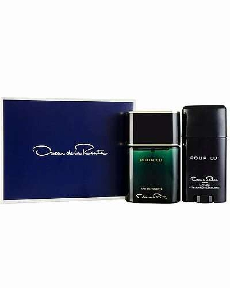 Fragrance * | Oscar De La Renta De La Renta Men'S 2Oz Oscar Pour Lui 2Pc Set: Eau De Toilette Spray Women