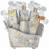 Bath & Body * | Lovery Gold Marble Bath And Body 13Pc Gift Set, White Orchid Bath And Body Care Women