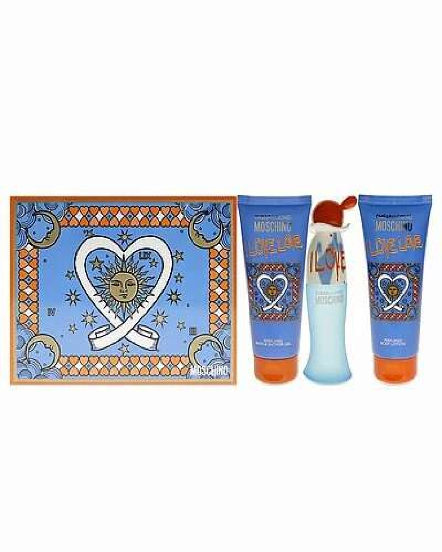 Bath & Body * | Moschino Women'S I Love Love Cheap And Chic 3Pc Gift Set