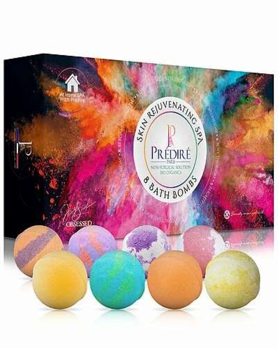 Bath & Body * | Predire Paris 8Ct Skin Rejuvenating Spa Bath Bombs Women