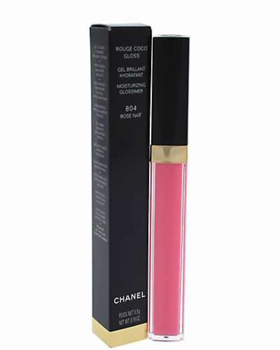 Lip & Cheek Makeup * | Chanel 0.19Oz 804 Rose Naif Rouge Coco Gloss Moisturizing Glossimer Women