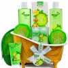 Bath & Body * | Lovery Home 12Pc Spa Gift Set Aromatherapy Natural Cucumber & Organic Melon Women