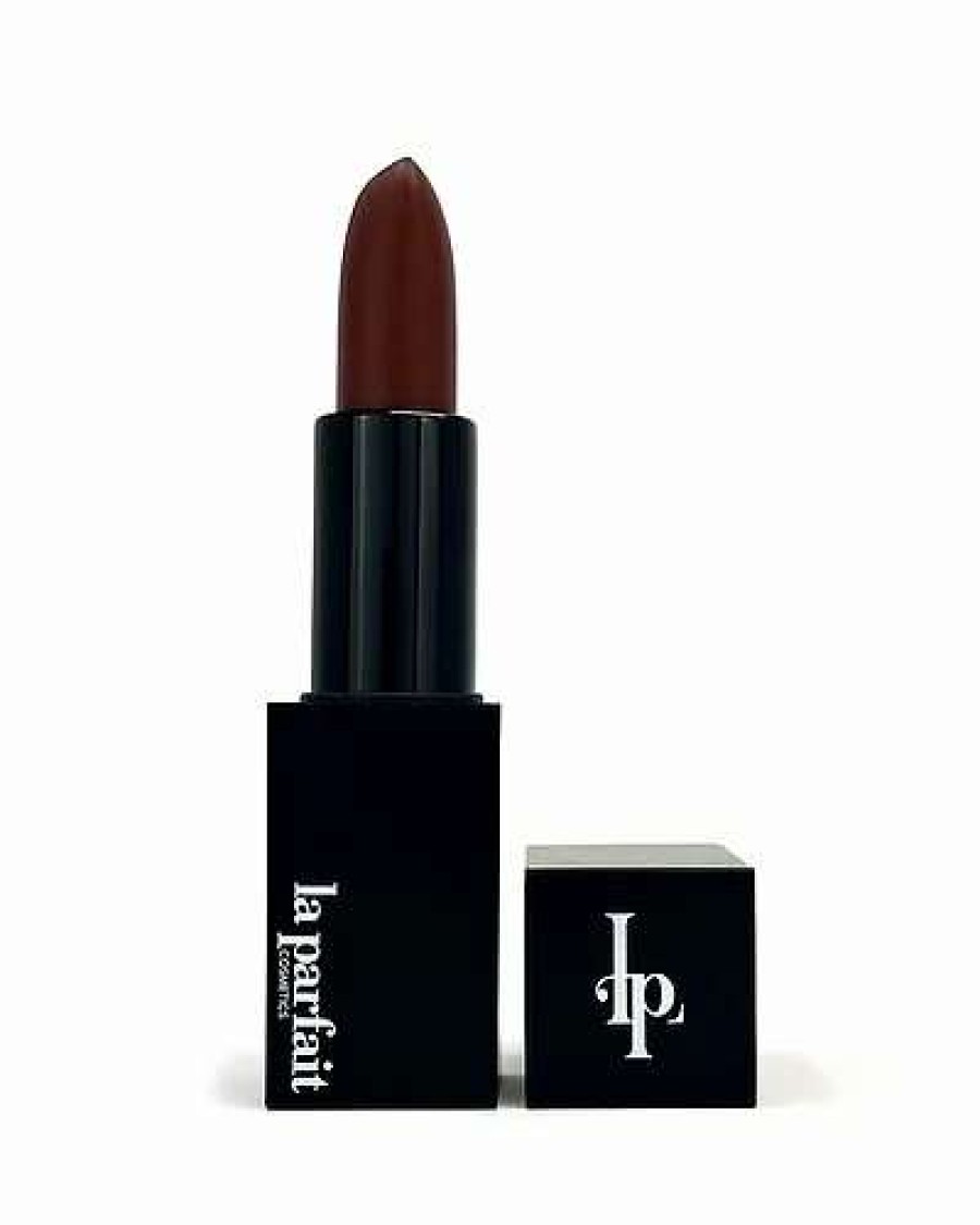 Lip & Cheek Makeup * | La Parfait Cosmetics 0.176Oz #07 Earth Brown B-Bold Satin Lipstick Women