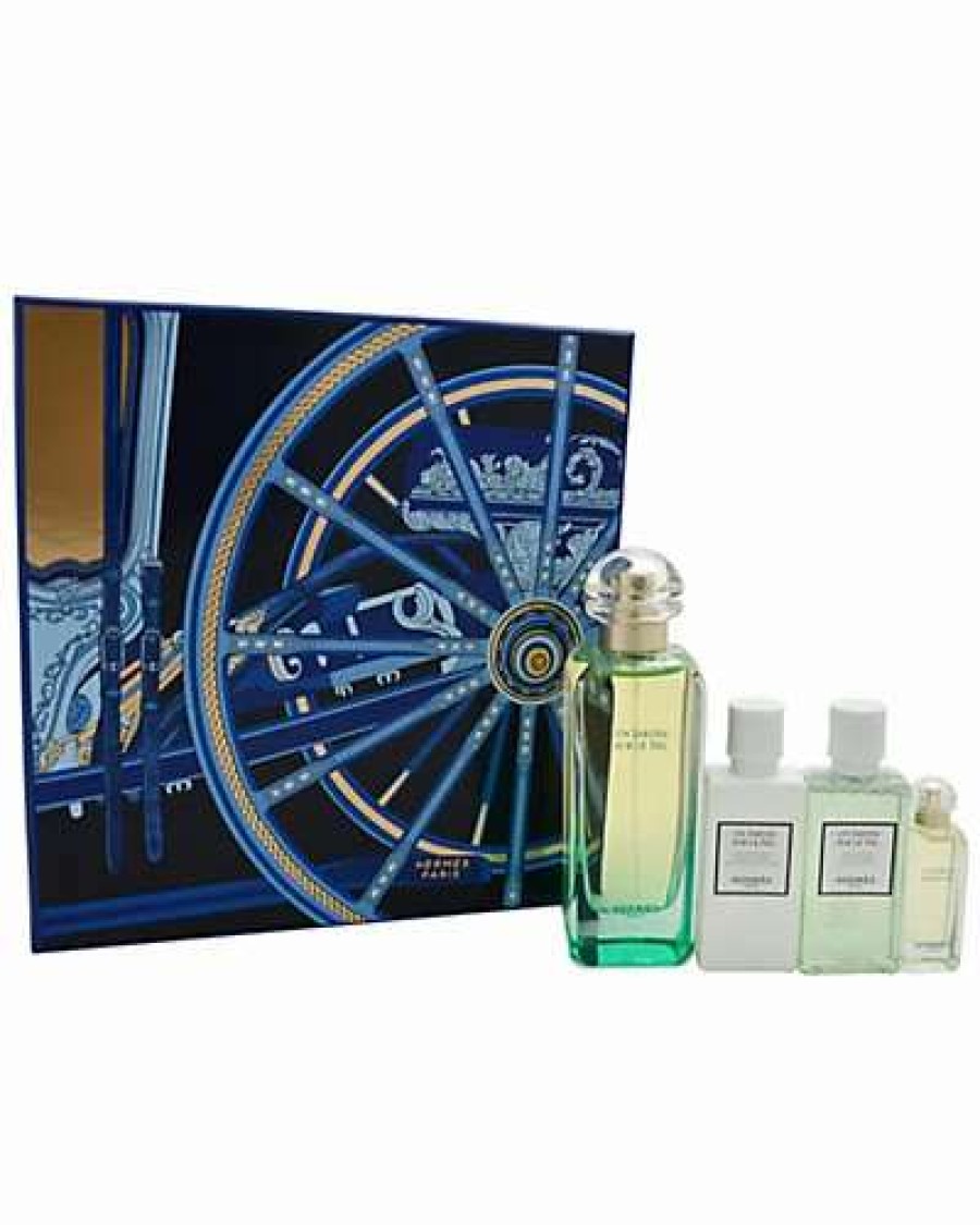 Fragrance * | Hermes Un Jardin Sur Le Nil Women'S 4Pc Gift Set (Authentic Pre-Owned)