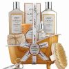 Bath & Body * | Lovery Luxury Spa Kit, 11Pc Vanilla Almond Self Care Grooming Kit, Bath And Body Basket Women