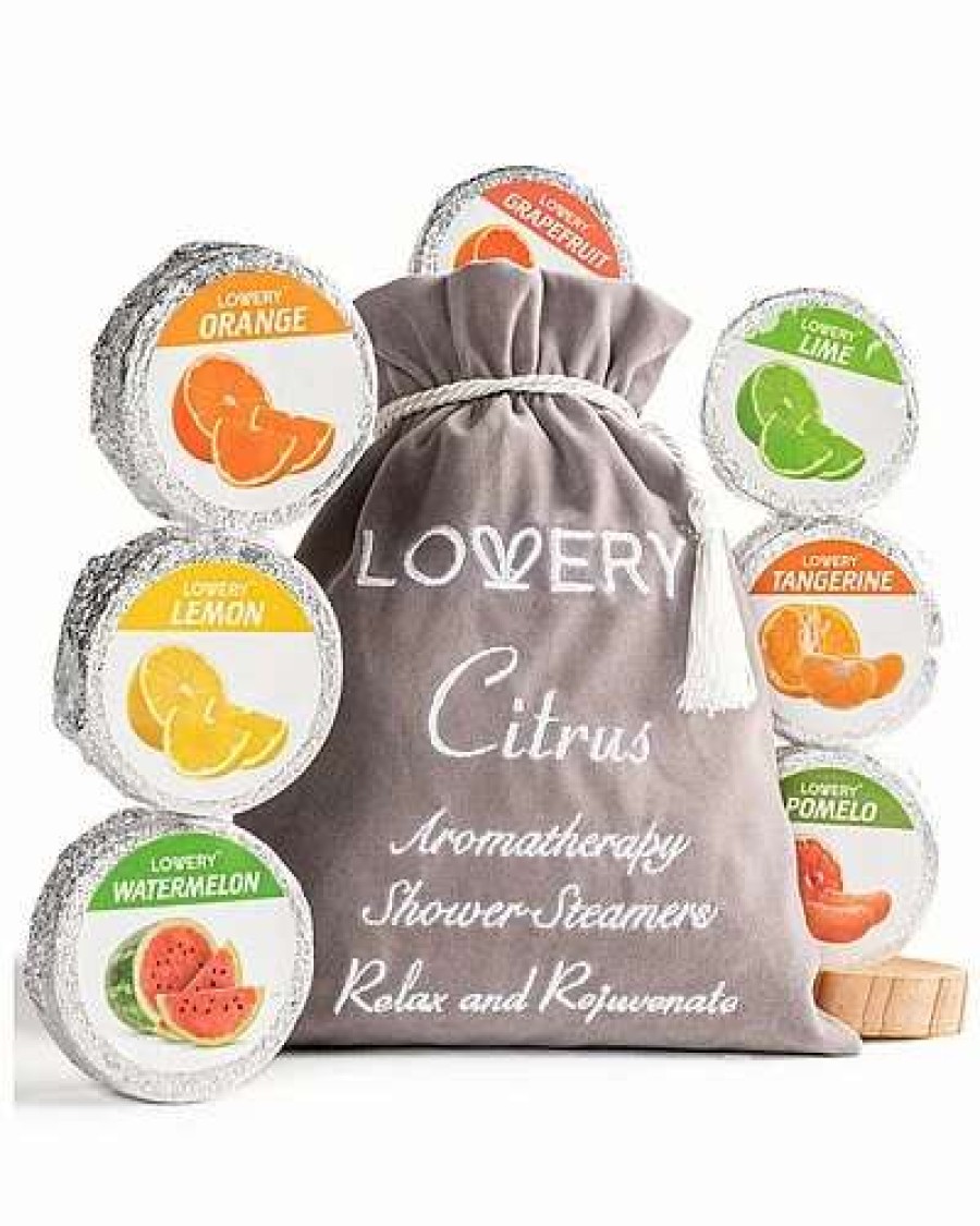 Bath & Body * | Lovery Essential Oil Shower Steamer Set, 7 Citrus Flavors Vapor Shower Tablets Women