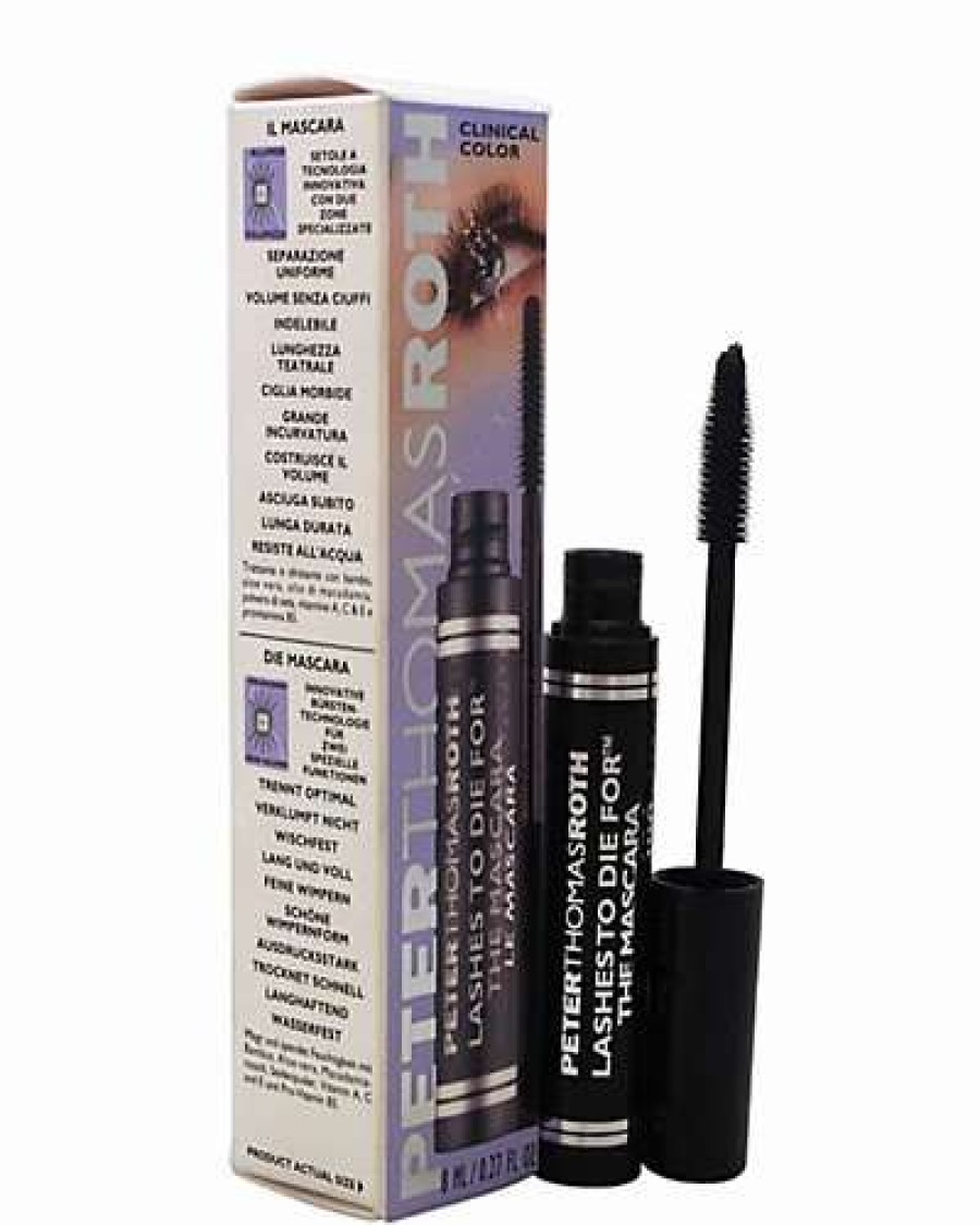 Face & Eye Makeup * | Peter Thomas Roth 0.27Oz Jet Black Lashes To Die For Mascara Women