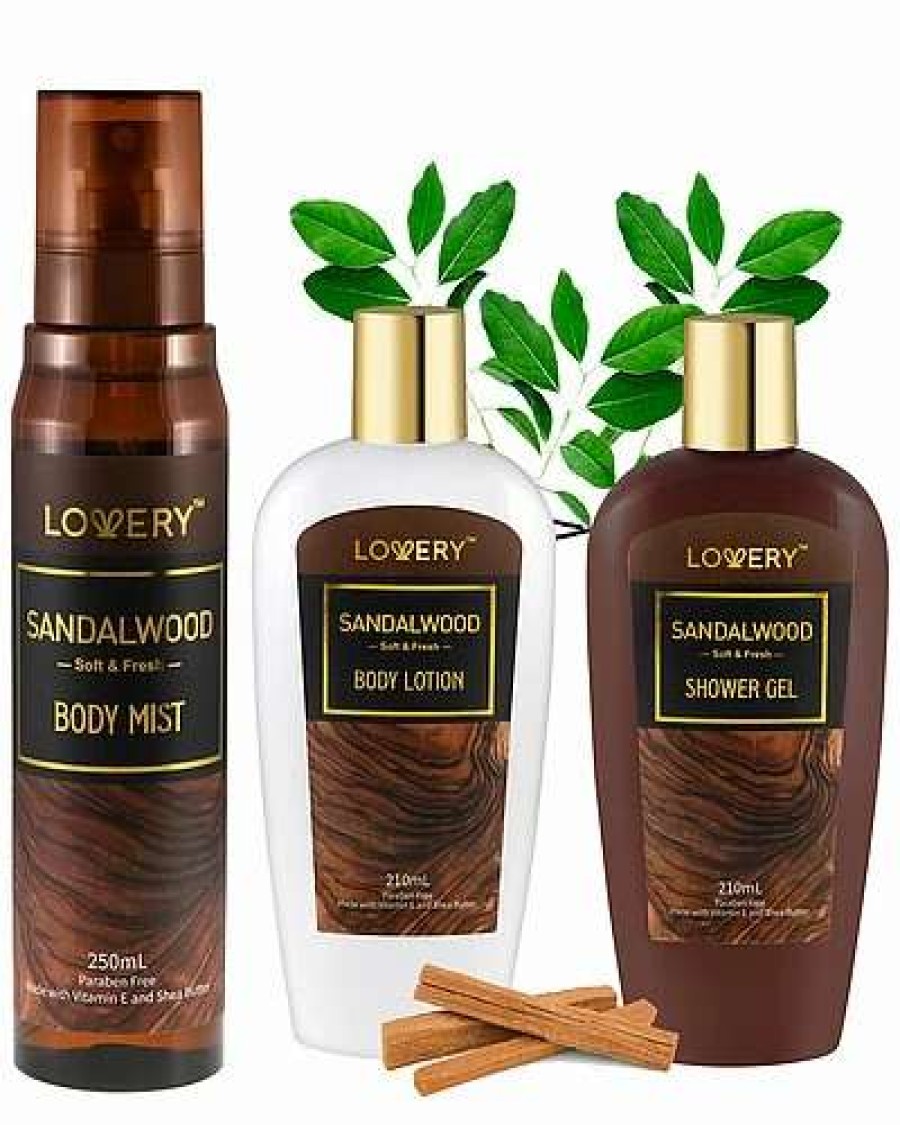 Bath & Body * | Lovery Sandalwood Body Care Travel Set Women