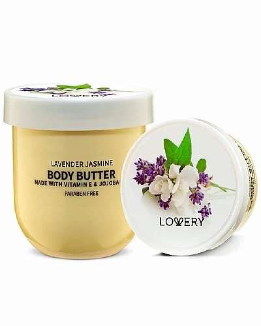 Bath & Body * | Lovery Lavender Jasmine Body Butter Ultra Hydrating Shea Butter Cream Women