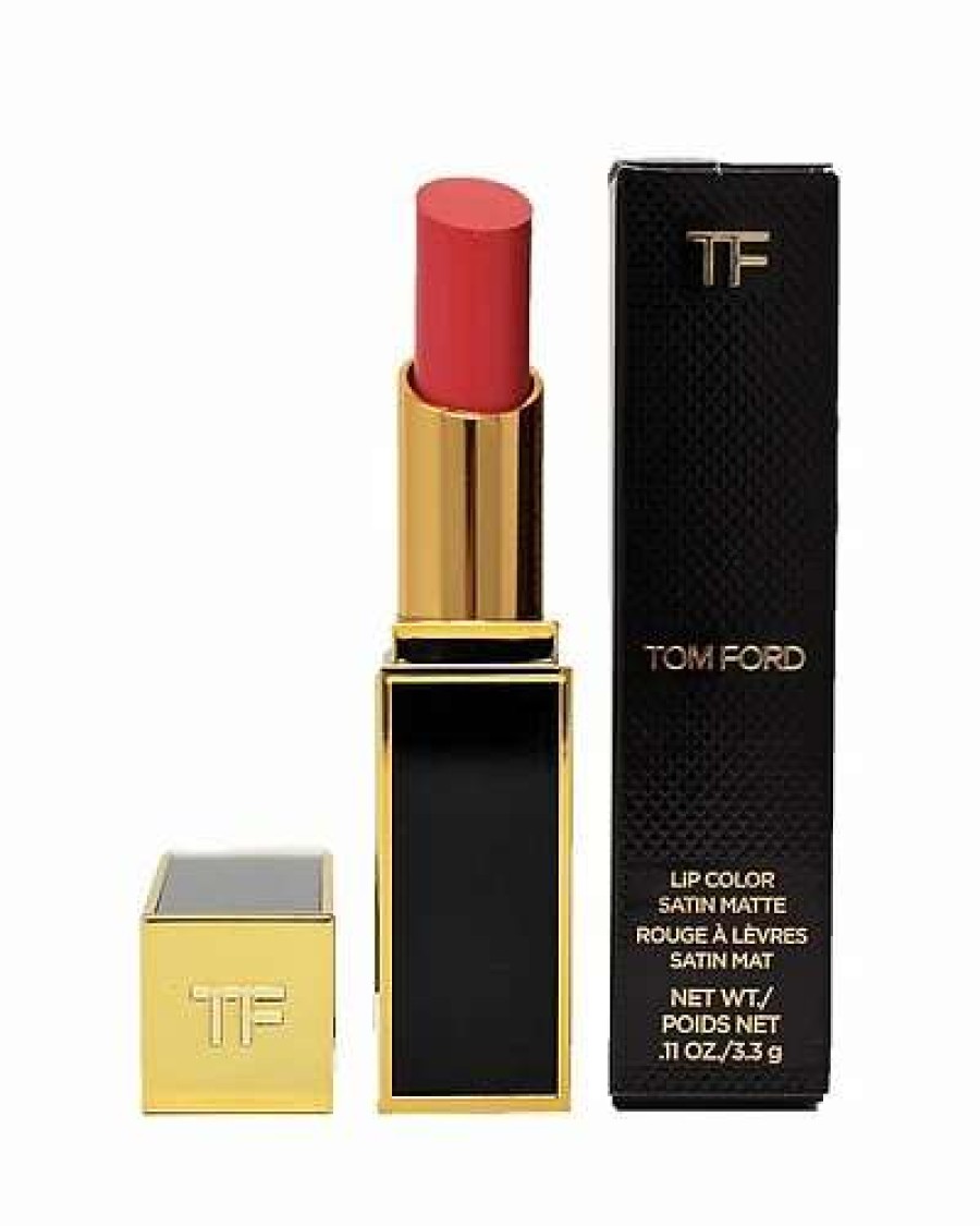 Lip & Cheek Makeup * | Tom Ford 0.11Oz 25 Clementine Lip Color Satin Matte Women