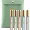 Fragrance * | Lovery 6Pc Perfume Set, Floral Scented Eau De Parfum Body Spray With Leather Pouch Women