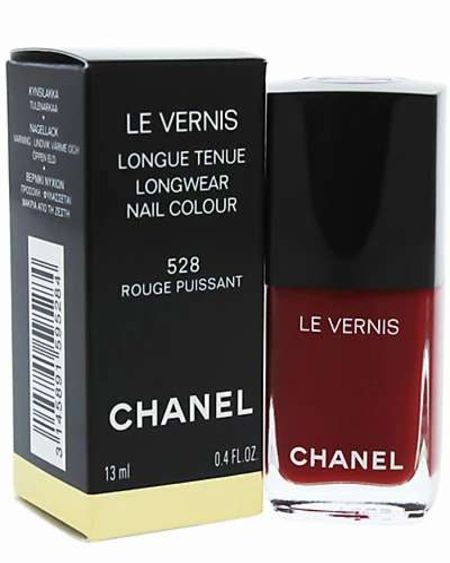 Bath & Body * | Chanel 0.40Oz 528 Rouge Puissant Le Vernis Longwear Nail Colour Women