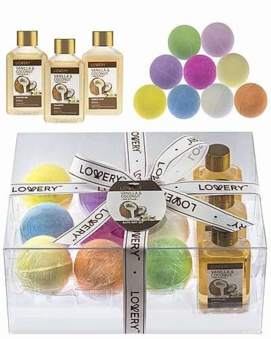 Bath & Body * | Lovery Shea & Cocoa Butter Bath Bomb Gift Set Women